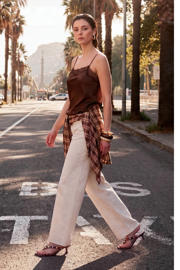 thumbnail: Shoeby Studio balloon jeans met stippen ecru