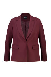 thumbnail: MS Mode regular blazer donkerrood