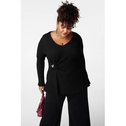 MS Mode top zwart afbeelding