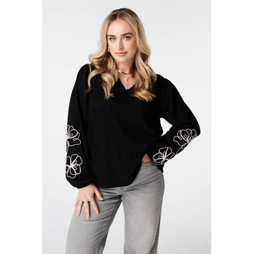 MS Mode top zwart afbeelding