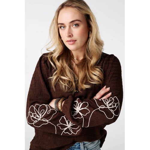 MS Mode top bruin afbeelding