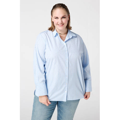 MS Mode blouse lichtblauw afbeelding