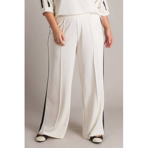 Yest Curve straight regular waist broek wit afbeelding