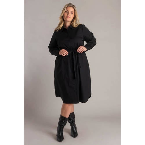 Yest Curve blousejurk zwart afbeelding