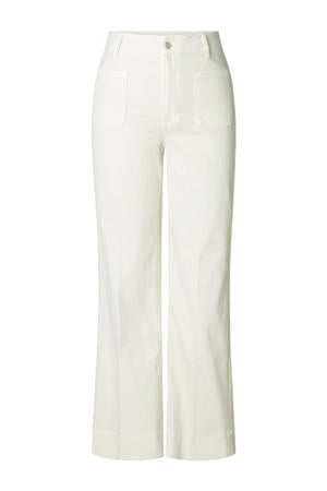 high waist bootcut jeans wit