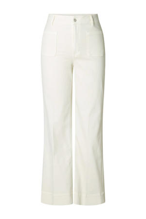 high waist bootcut jeans wit