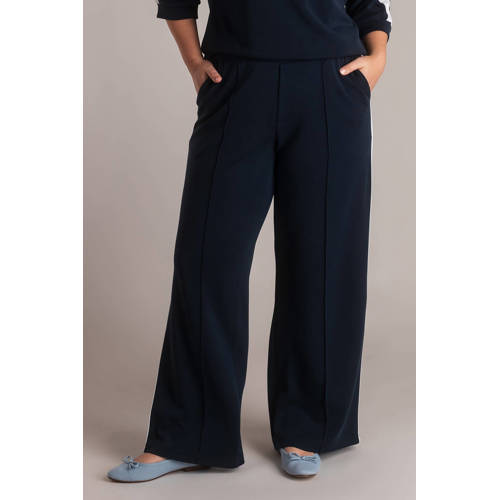 Yest Curve straight regular waist broek donkerblauw afbeelding