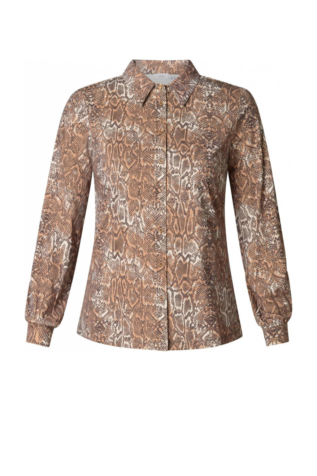 Yest Curve blouse bruin