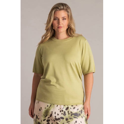 Yest Curve pullover limegroen afbeelding