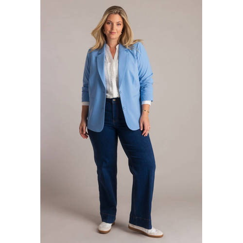 Yest Curve regular blazer lichtblauw afbeelding