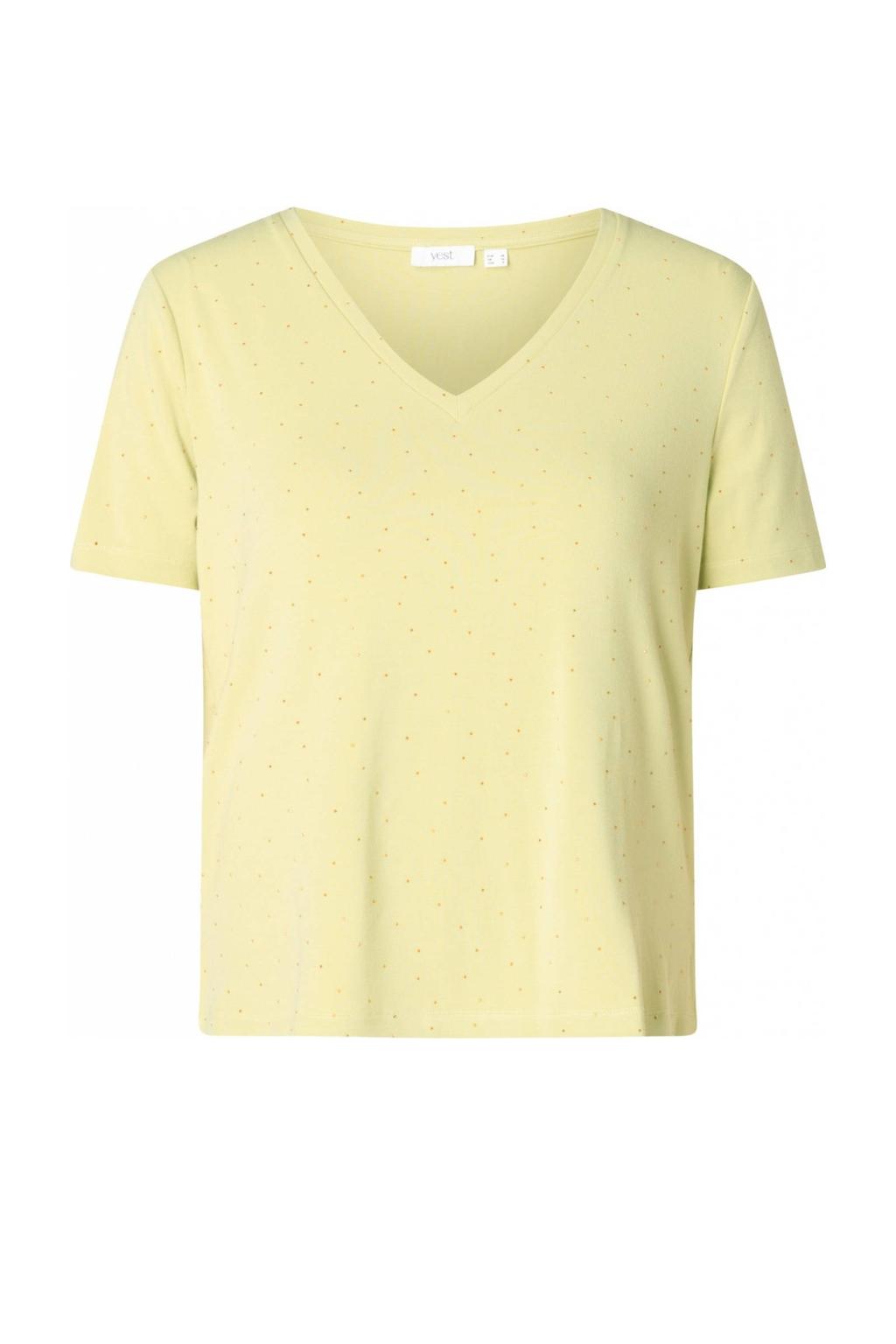 Yest Curve T-shirt geel