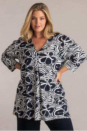 jersey tuniek donkerblauw