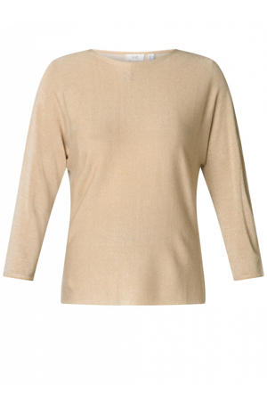 gebreide trui zand met lurex
