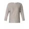 Yest Curve gebreide trui taupe met lurex
