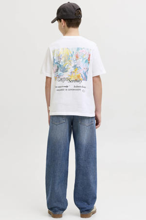 T-shirt met backprint wit