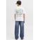 JACK & JONES JUNIOR T-shirt met backprint wit