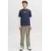 JACK & JONES JUNIOR T-shirt met backprint donkerblauw