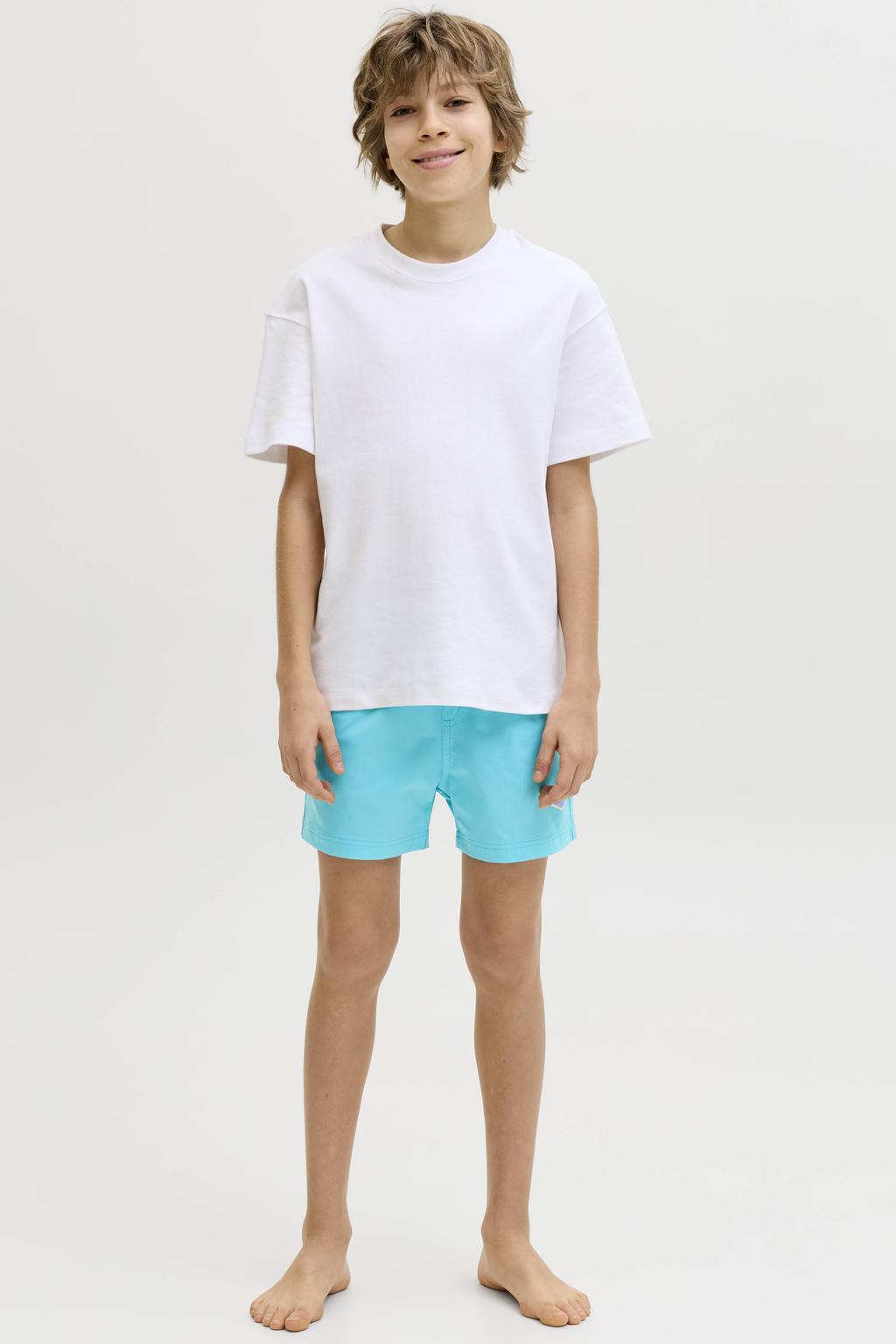 JACK & JONES JUNIOR zwemshort aquablauw
