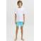 JACK & JONES JUNIOR zwemshort aquablauw