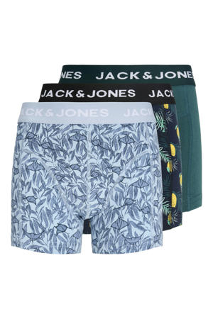 boxershort - blauw/groen (set van 3)