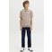 JACK & JONES JUNIOR polo zand fijn gebreid