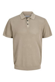 thumbnail: JACK & JONES JUNIOR polo zand fijn gebreid