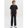 JACK & JONES JUNIOR polo zwart fijn gebreid