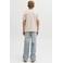 JACK & JONES JUNIOR gestreepte T-shirt beige