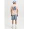 JACK & JONES JUNIOR denim short medium blue denim