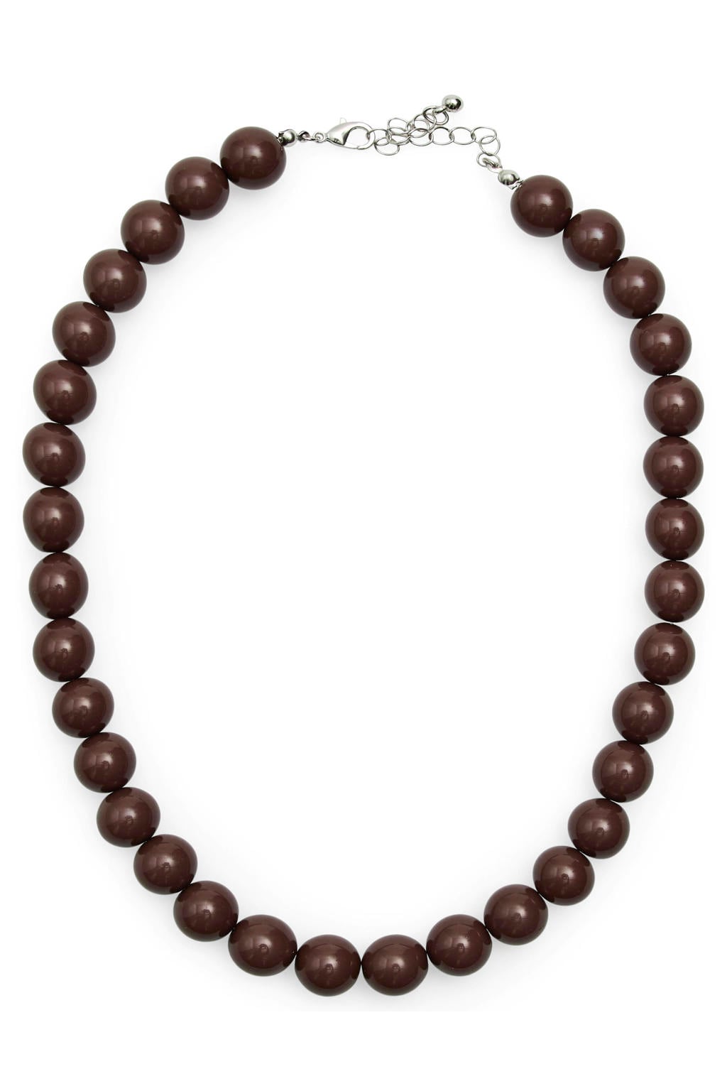 VERO MODA x Wehkamp kralenketting VMLESLEY bruin