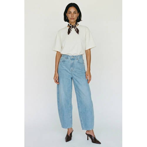 VERO MODA sjaal VMMIA met stippen donkerbruin/ecru afbeelding