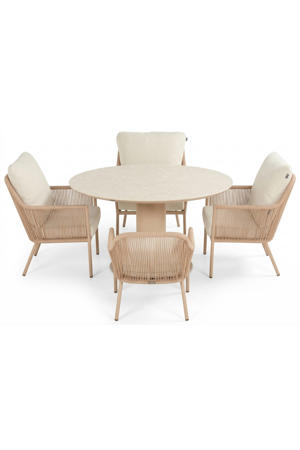 diningset Zaragoza (⌀120×68 cm)