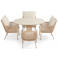 Hartman diningset Zaragoza (⌀120×68 cm)
