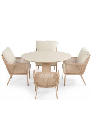 diningset Zaragoza (⌀120×68 cm)