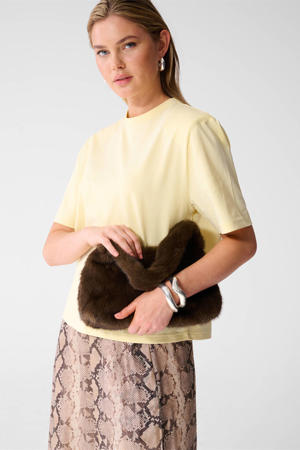 T-shirt lichtgeel