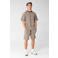 Shoeby regular fit gestreepte casual short - bruin