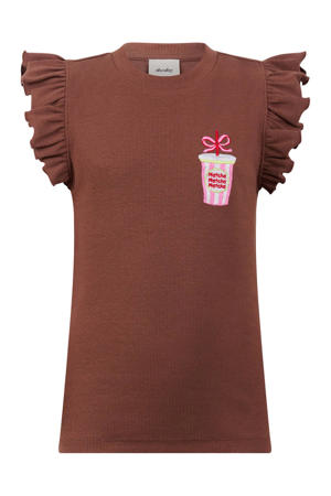 T-shirt bruin
