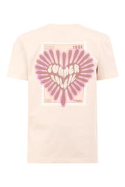 thumbnail: Shoeby T-shirt met backprint beige