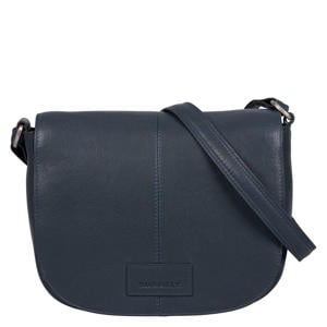 leren crossbody tas Soft Skylar donkerblauw