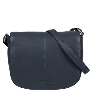 leren crossbody tas Soft Skylar donkerblauw