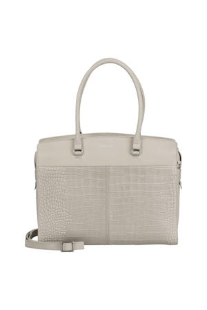 15.6 inch leren werktas Cool Colbie grijs