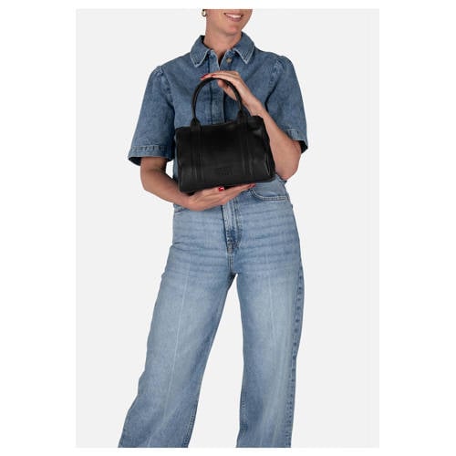 BURKELY leren mini handtas Soft Skylar zwart afbeelding