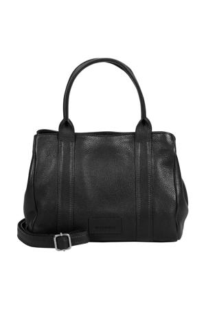 leren mini handtas Soft Skylar zwart
