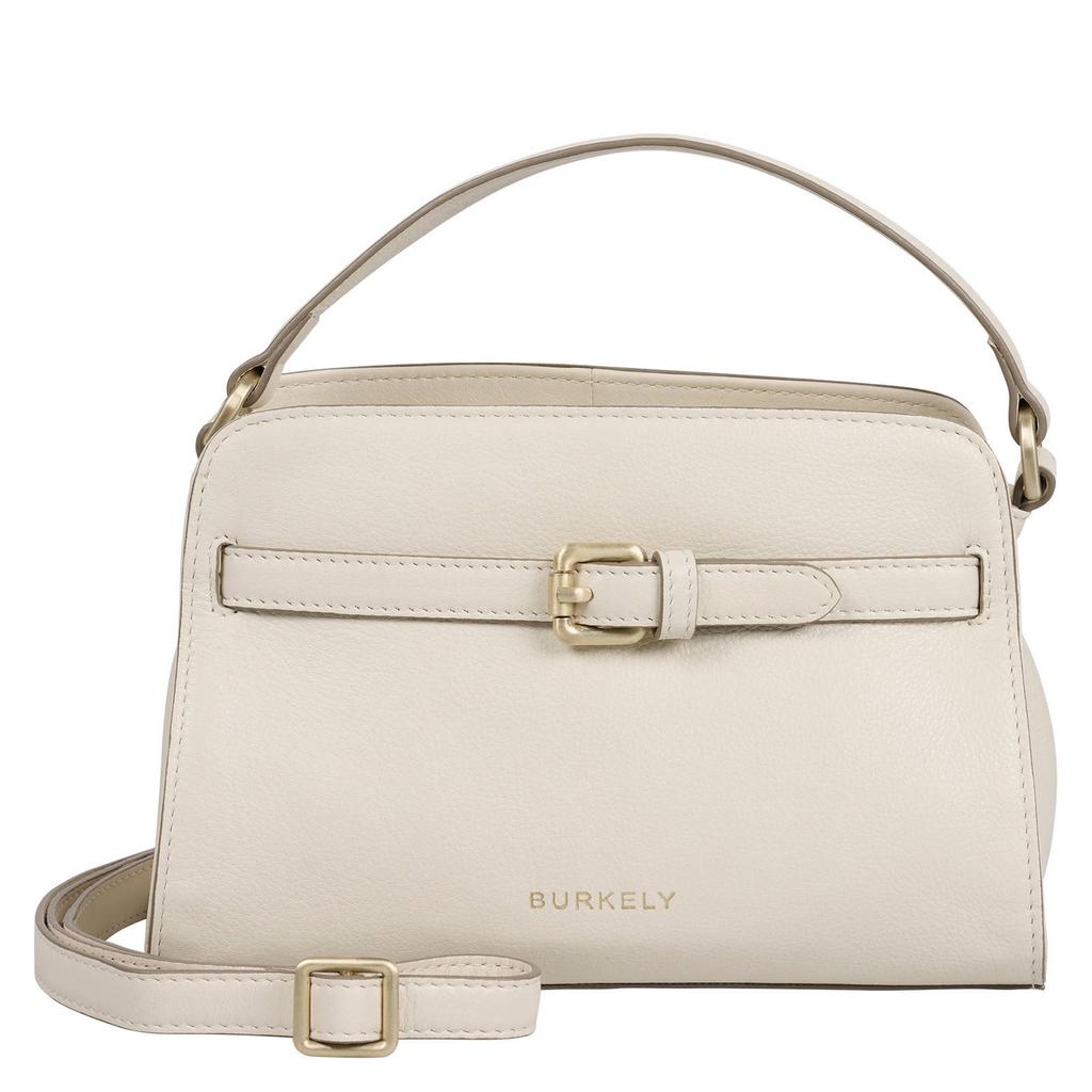 BURKELY leren mini handtas Demi ecru
