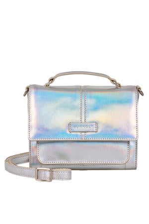 leren crossbody tas Cool Colbie zilverkleurig