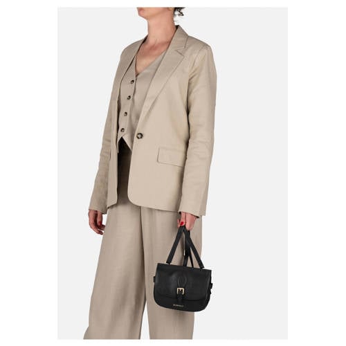 BURKELY leren crossbody tas Demi zwart afbeelding