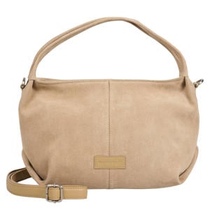 suède mini handtas Vienna beige