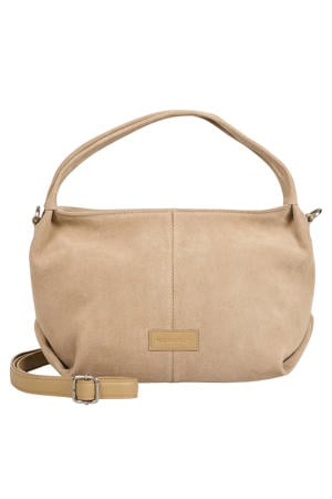 suède mini handtas Vienna beige