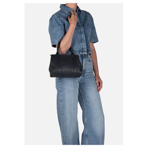 BURKELY leren mini handtas Soft Skylar donkerblauw afbeelding