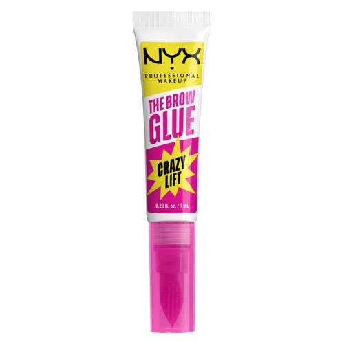 NYX Professional Makeup The Brow Glue Crazy Lift wenkbrauwgel - transparant - 7 ml afbeelding